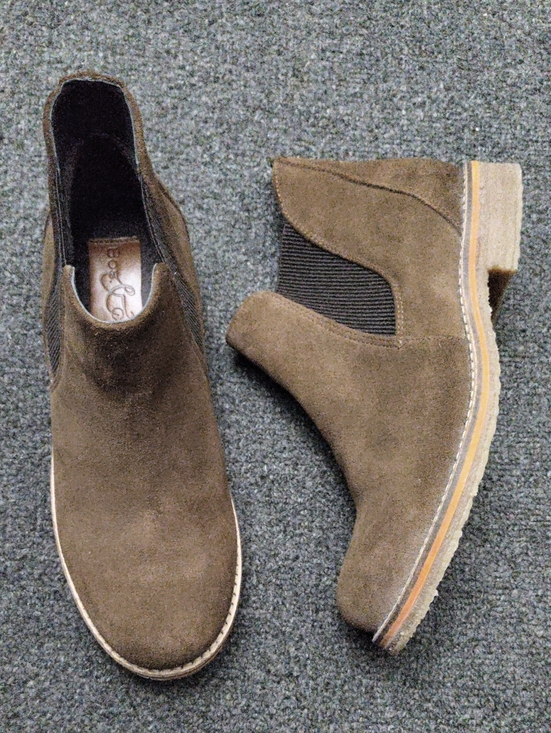 Bos. & Co. Shoes - Bos. & Co. Brown Suede Chelsea Ankle Boots/ Booties